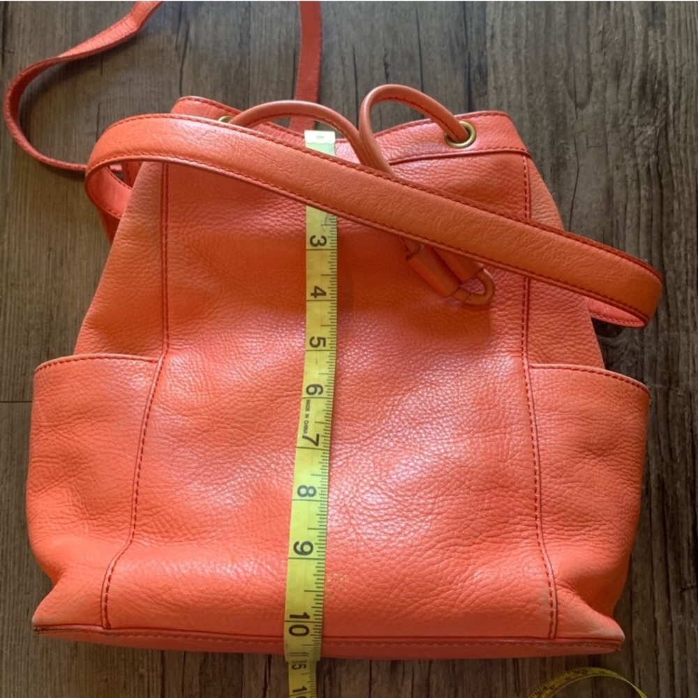 Coral purse! ❤️ Leather Fossil - Picture 5 of 5